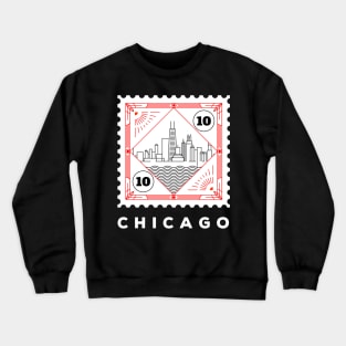 Chicago Stamp Design Crewneck Sweatshirt